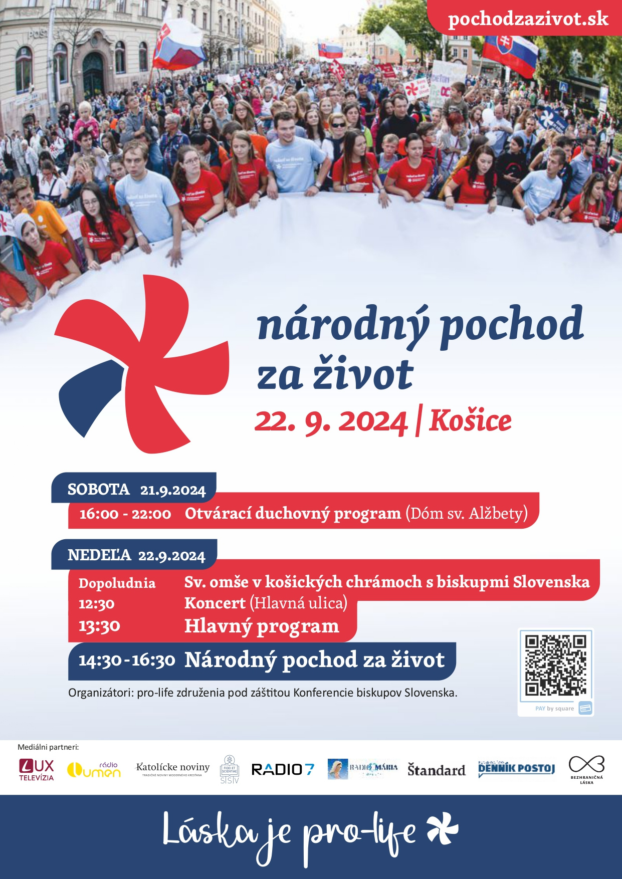 Fotka - Narodný pochod za život plagát